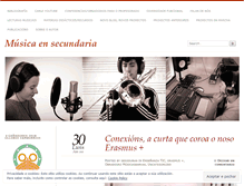 Tablet Screenshot of musicaensecundaria.com